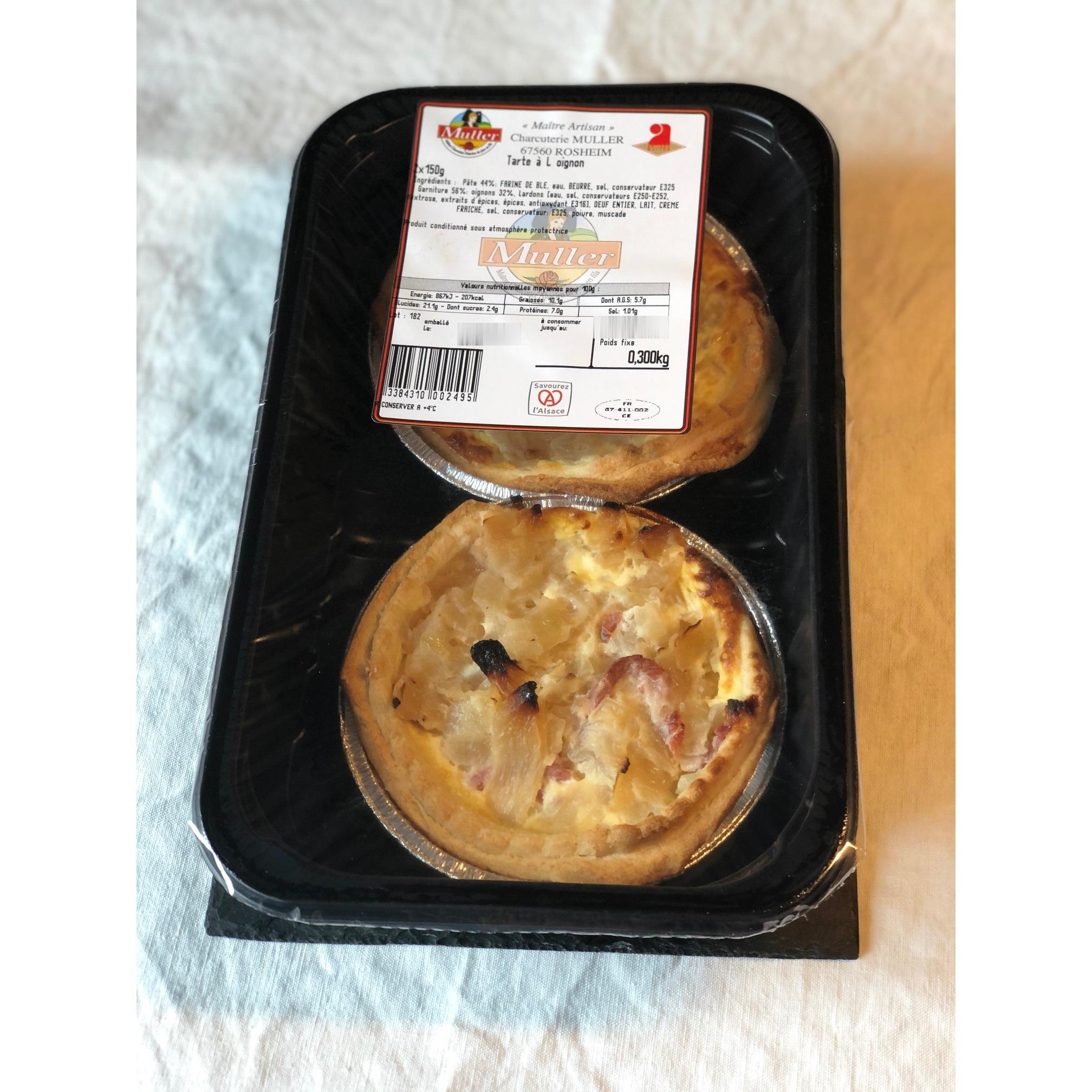 MULLER Tarte à l'oignon 2 pièces 300g