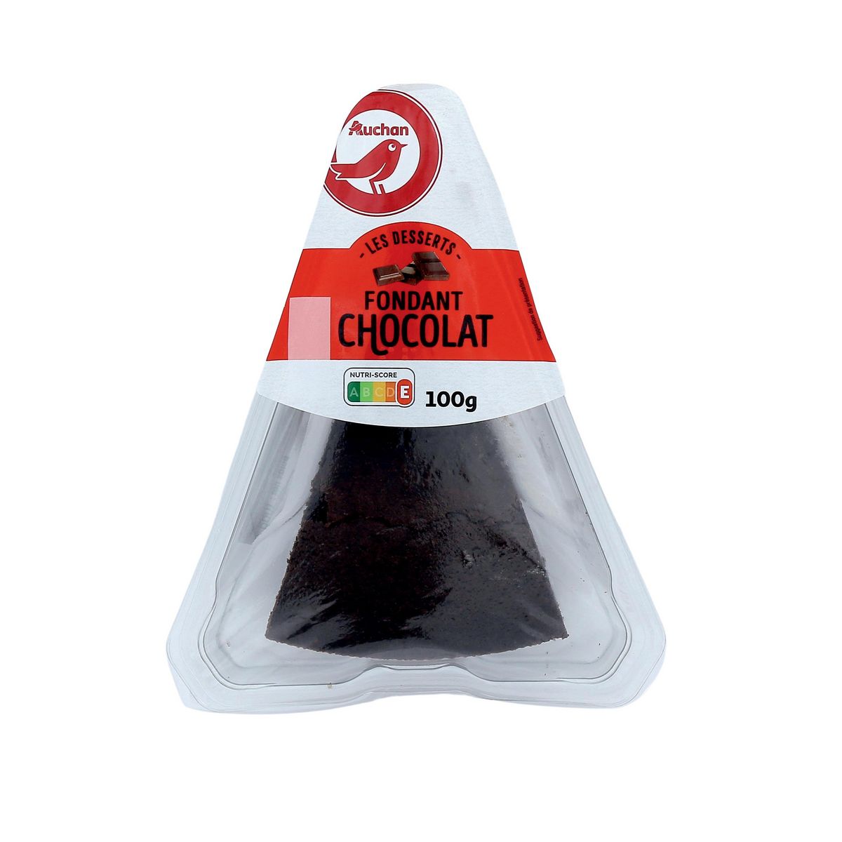 AUCHAN Fondant au chocolat 1 part 100g