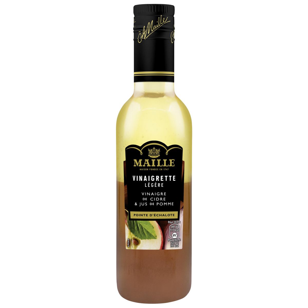 MAILLE Vinaigrette au vinaigre de cidre jus de pomme et pointe d'échalote 36cl