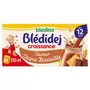 BLEDINA Blédidej céréales lactées choco-biscuitée dès 12 mois 4x250ml