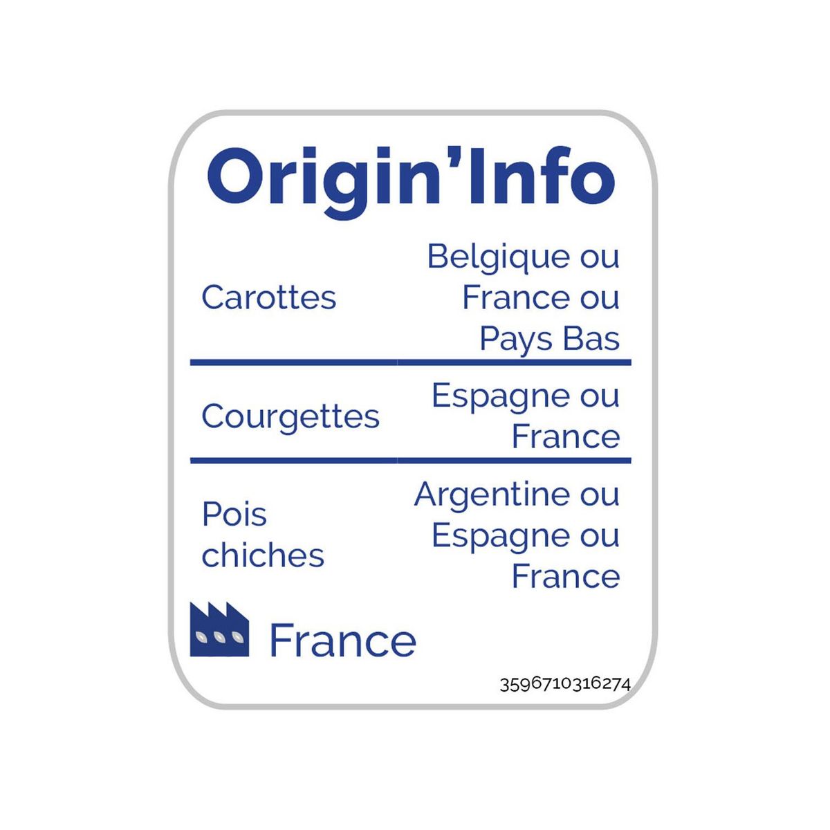 AUCHAN Légumes pour tajine 4 portions 750g