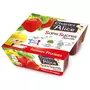 CHARLES & ALICE Spécialité pommes fraises sans sucres ajoutés 4x100g