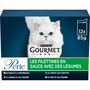 Voir la diapositive 2 : GOURMET Perle sachets repas mini filets en sauce viandes et légumes pour chat 12 sachets 12x85g