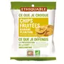 ETHIQUABLE Chips fruitées banane plantain bio 85g