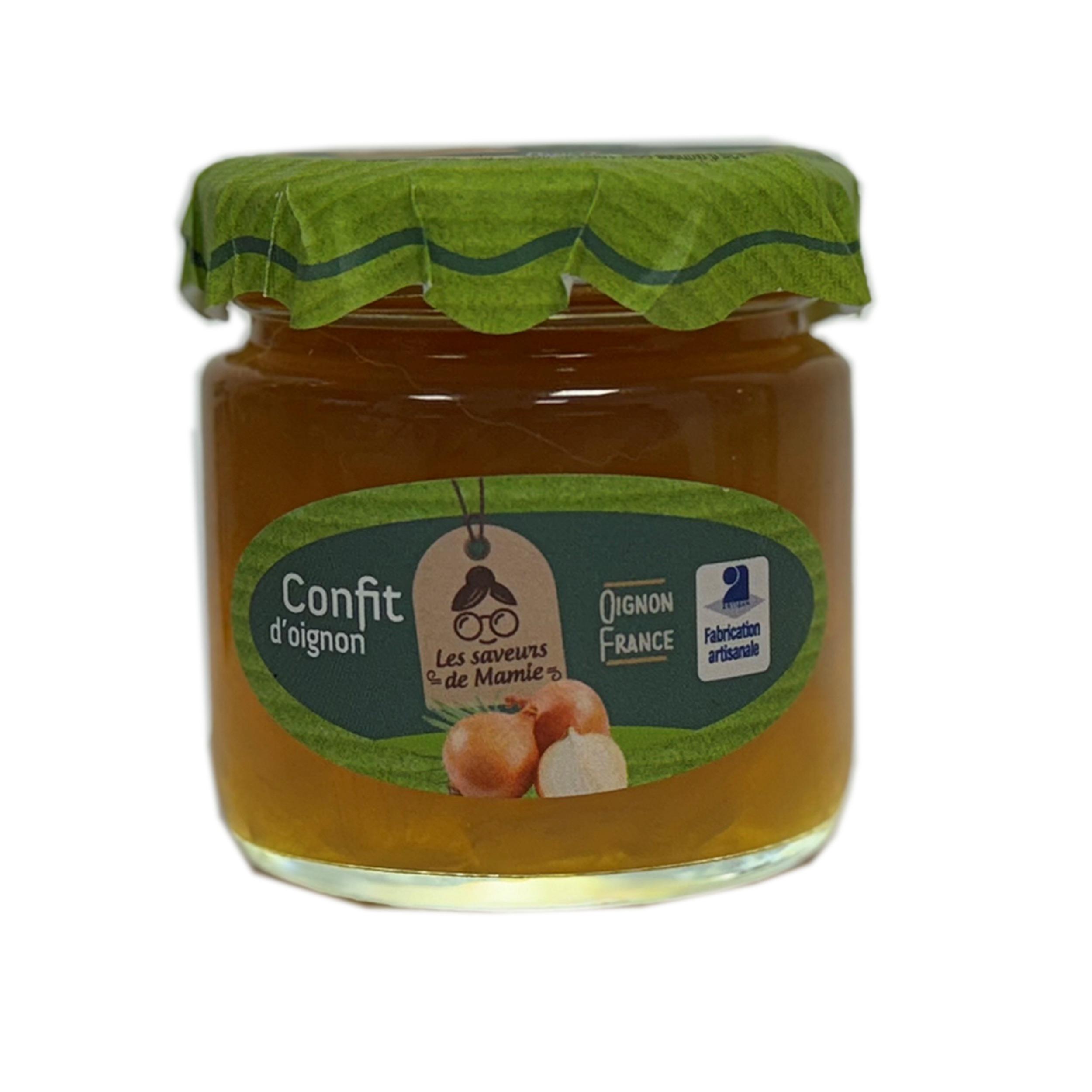 LES SAVEURS DE MAMIE Confit d'oignons nature 100g