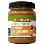 ETHIQUABLE Beurre de cacahuètes du Nicaragua sans huile de palme 350g