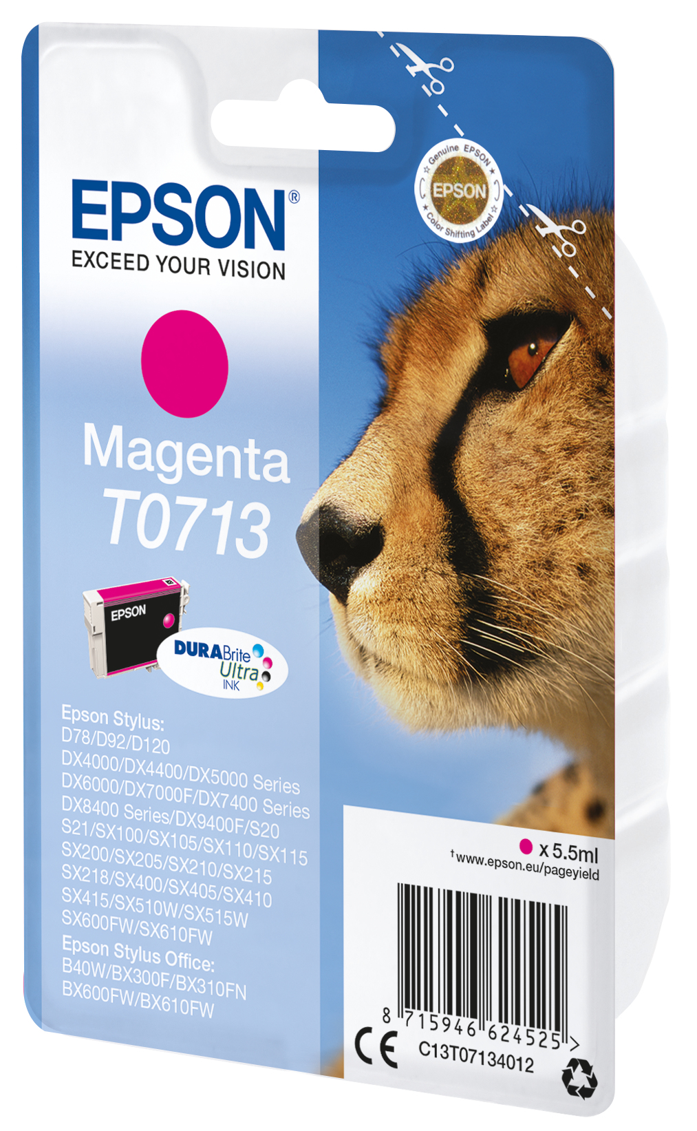 Voir la diapositive 2 : EPSON T0713 Magenta