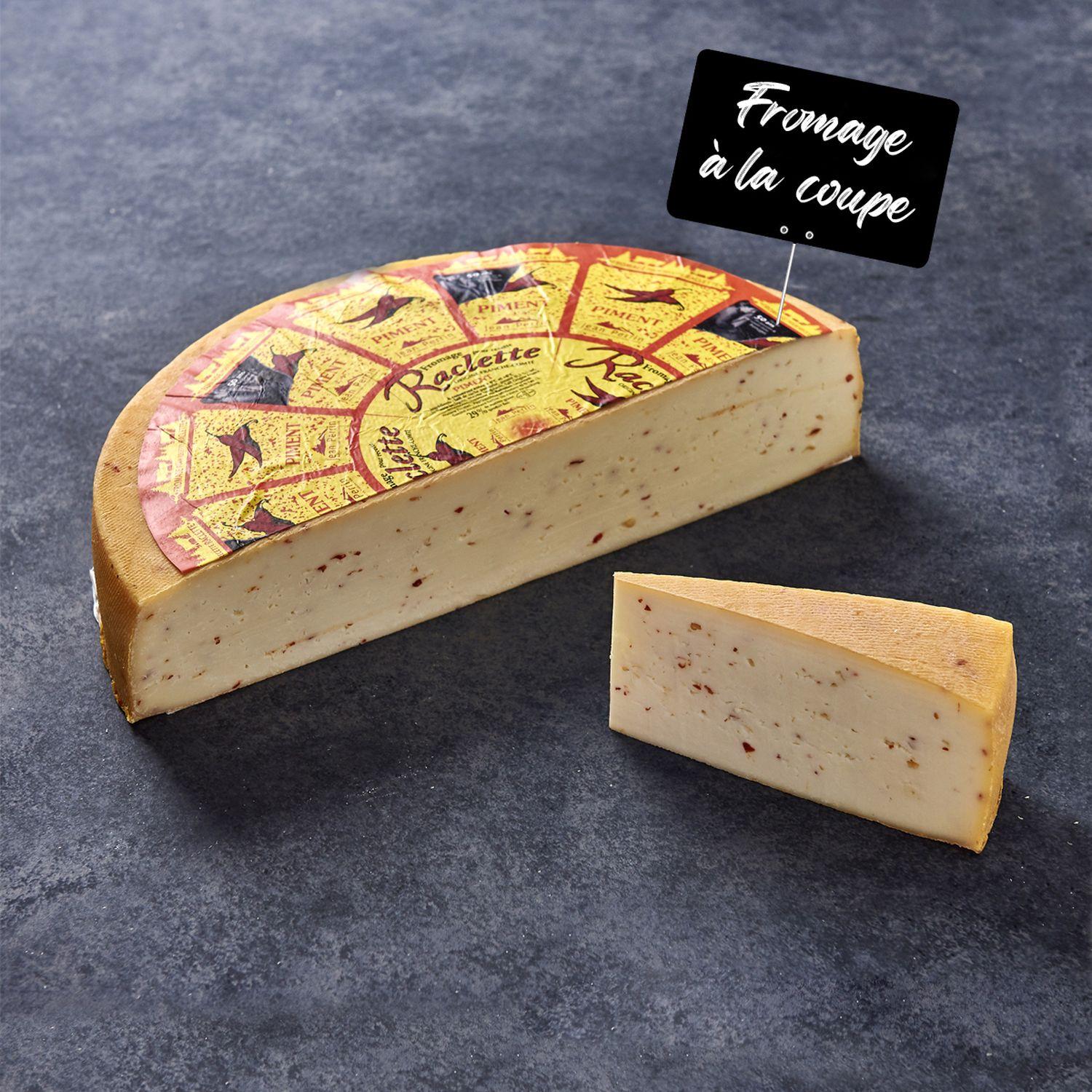 MON FROMAGER Fromage de raclette au piment 180 g à 220 g