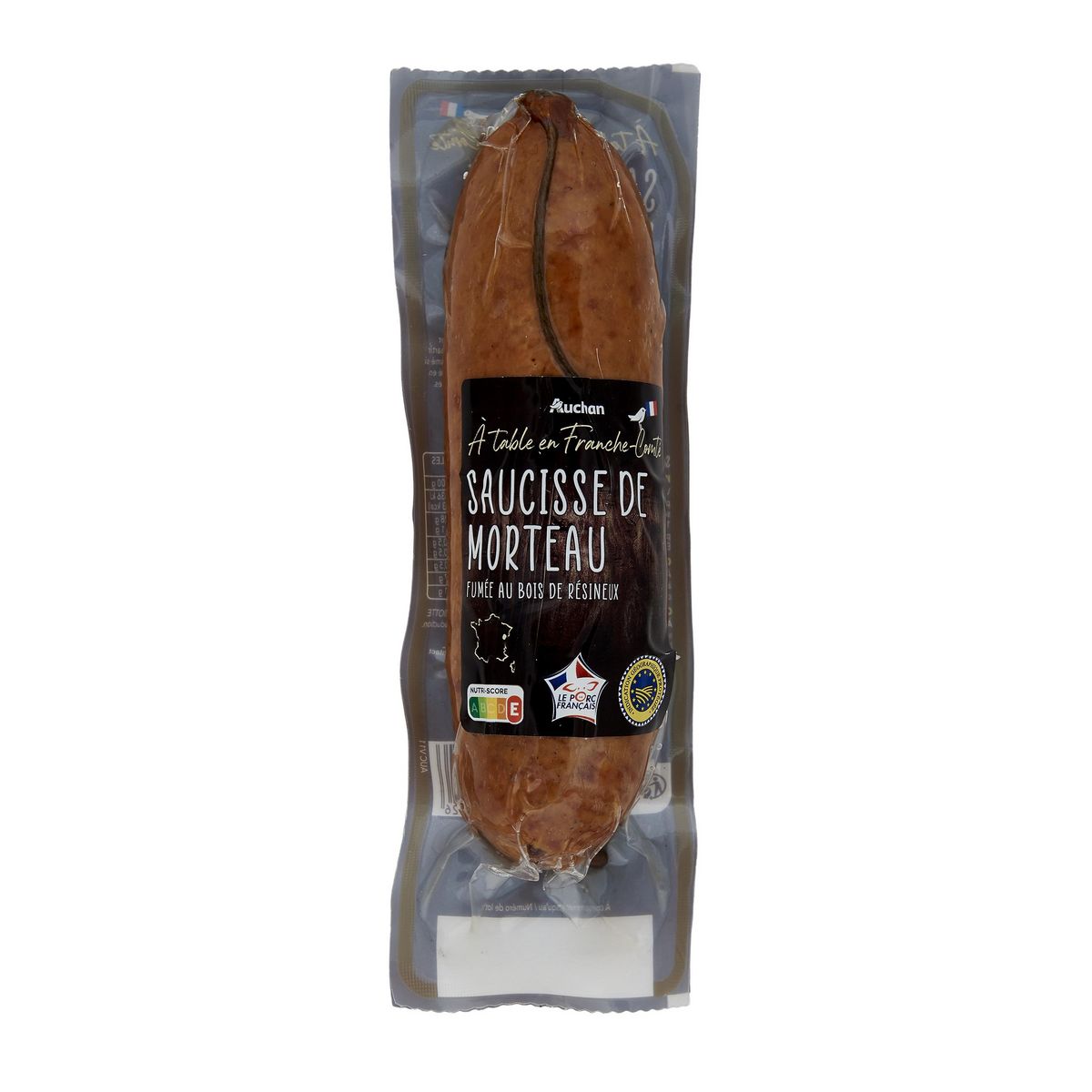 AUCHAN TERROIR Saucisse de Morteau IGP 1 pièce 300g