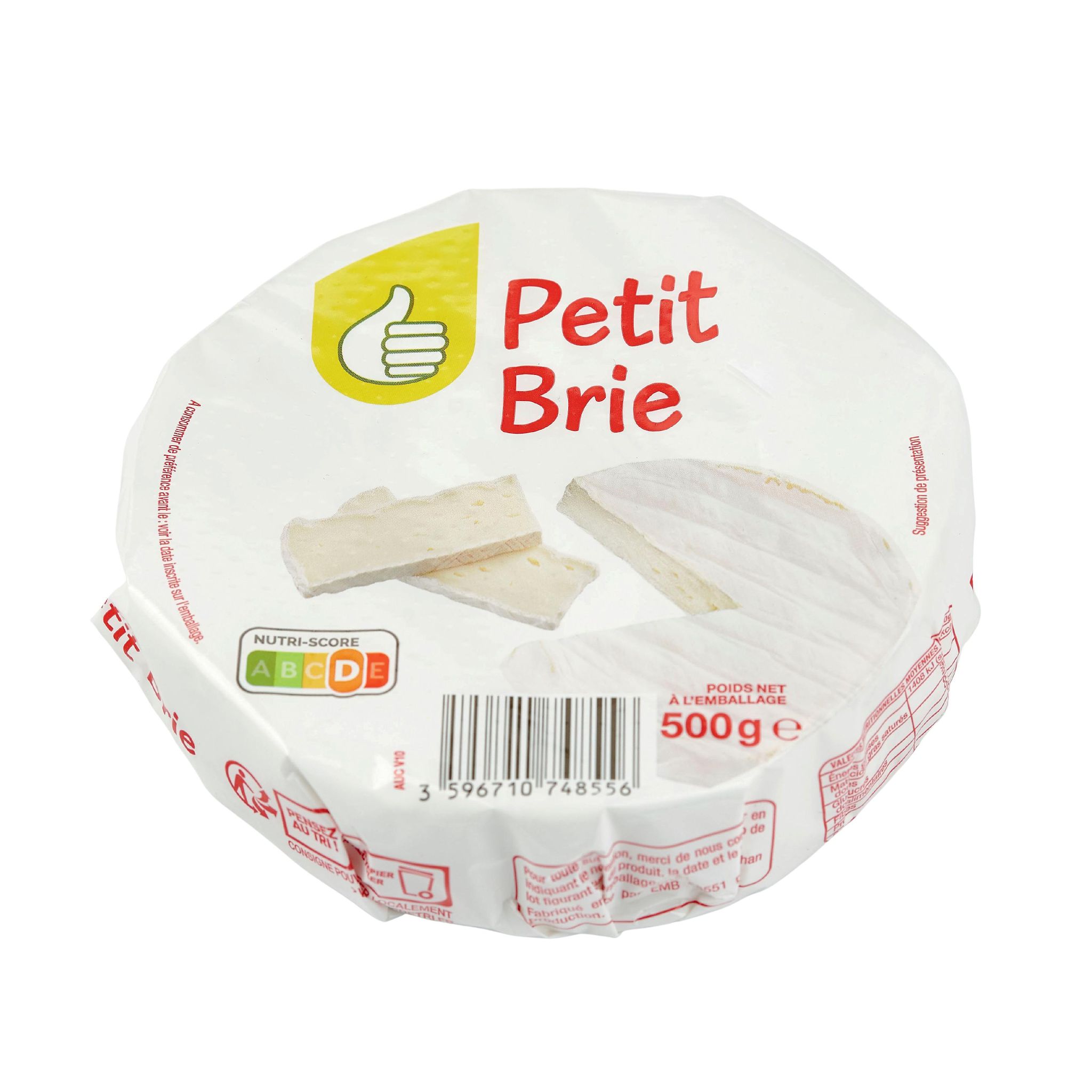 Voir la diapositive 2 : POUCE Brie 500g
