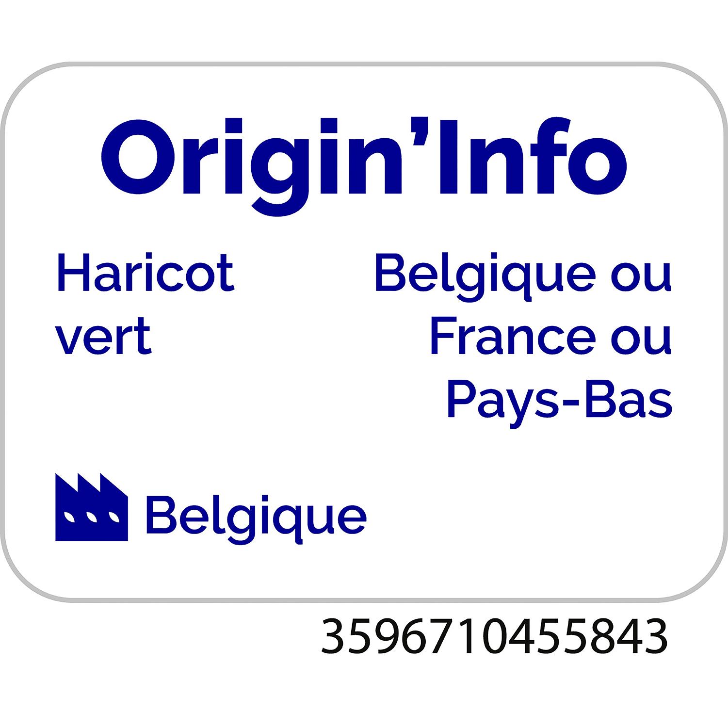 Voir la diapositive 3 : AUCHAN BIO CULTIVONS LE BON Haricots verts 3 portions 600g