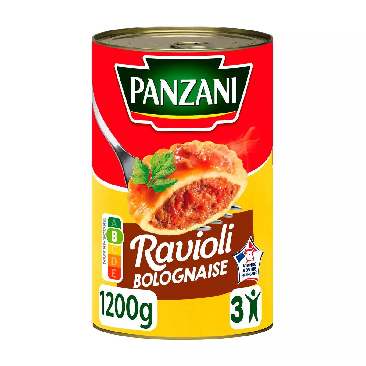 PANZANI Ravioli sauce bolognaise 3 portions 1.2kg