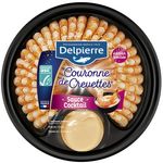 DELPIERRE Couronne de crevettes sauce cocktail ASC 190g