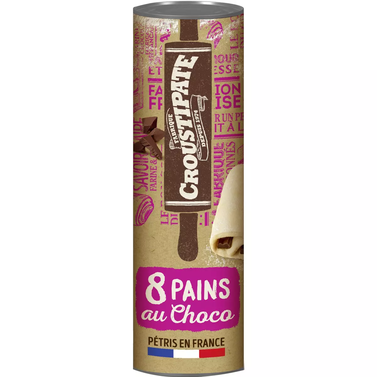 Pain au chocolat sans gluten - Auchan - 0.2 kg