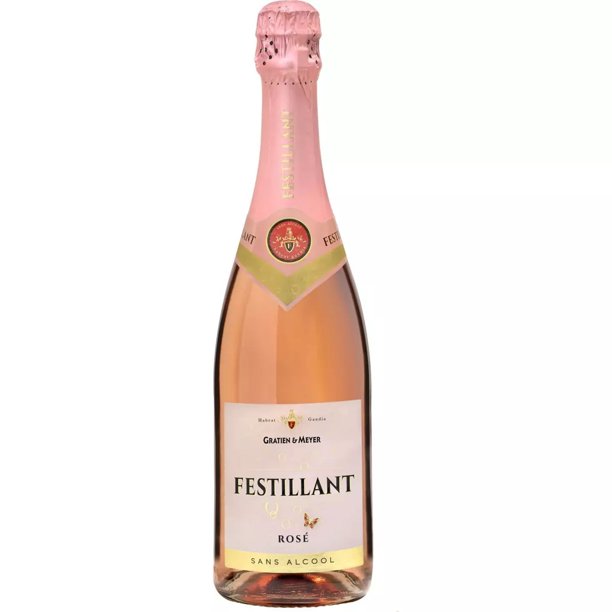 FESTILLANT Vin effervescent sans alcool rosé 75cl