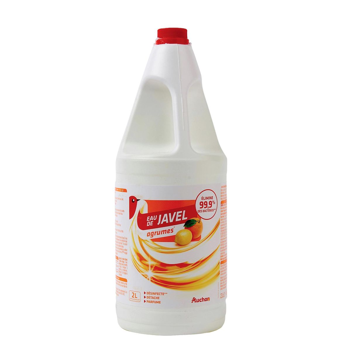 AUCHAN Eau de javel aux agrumes 2l