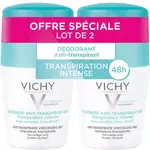 VICHY Déodorant anti-transpirant 48h transpiration intense 2x50ml