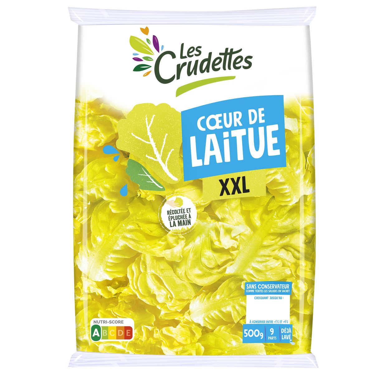 LES CRUDETTES Coeur de laitue format XXL 500g