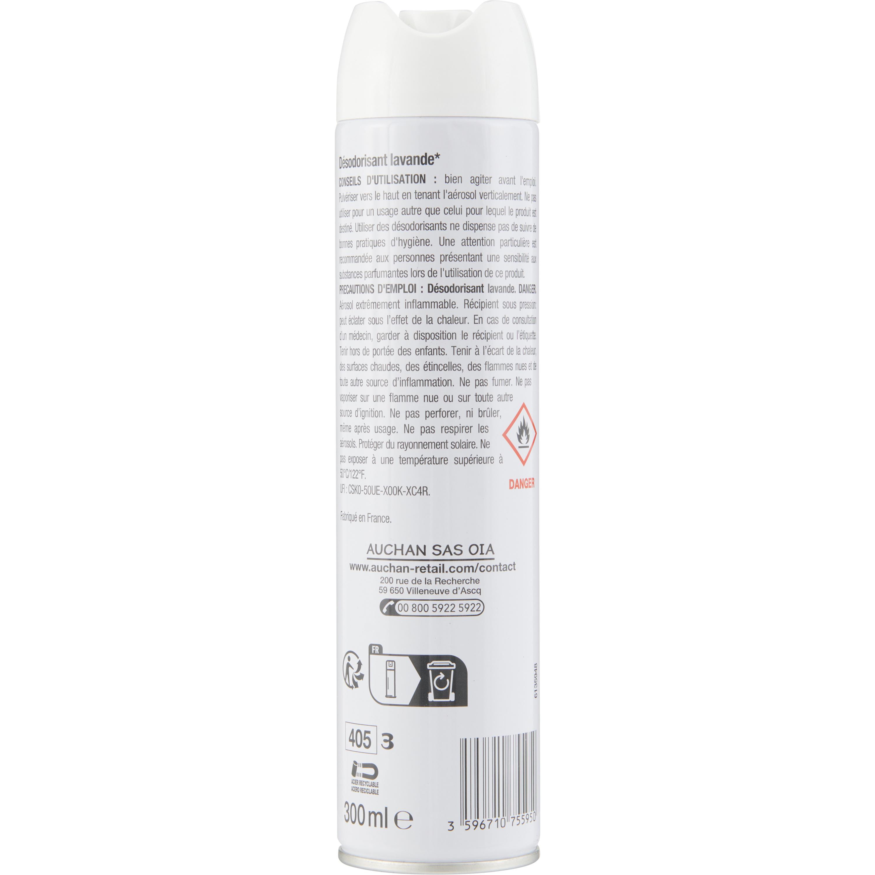 Voir la diapositive 2 : POUCE Spray désodorisant lavande 300ml