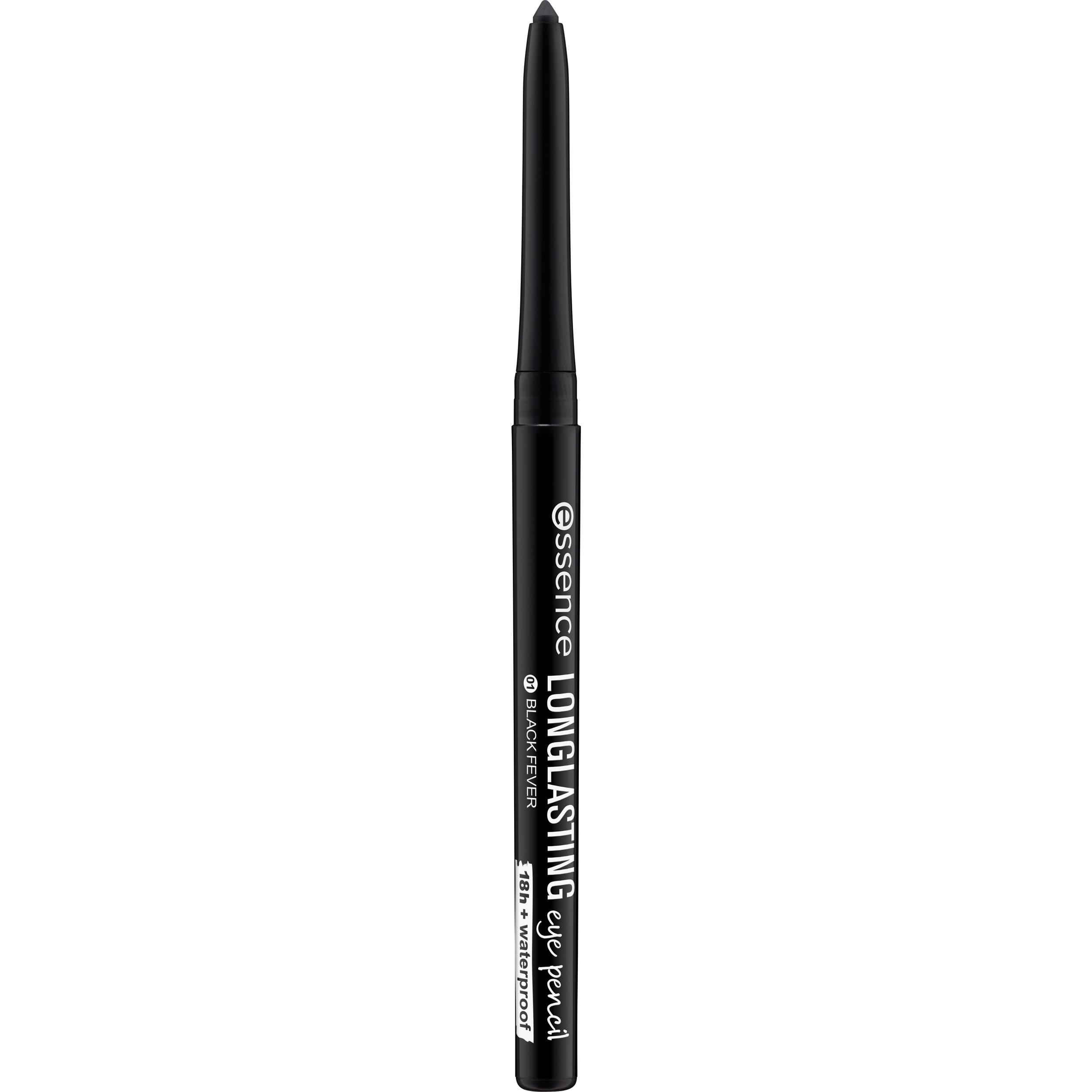 Voir la diapositive 3 : ESSENCE Long Lasting Eye pencil crayon yeux 01 noir 0.28g