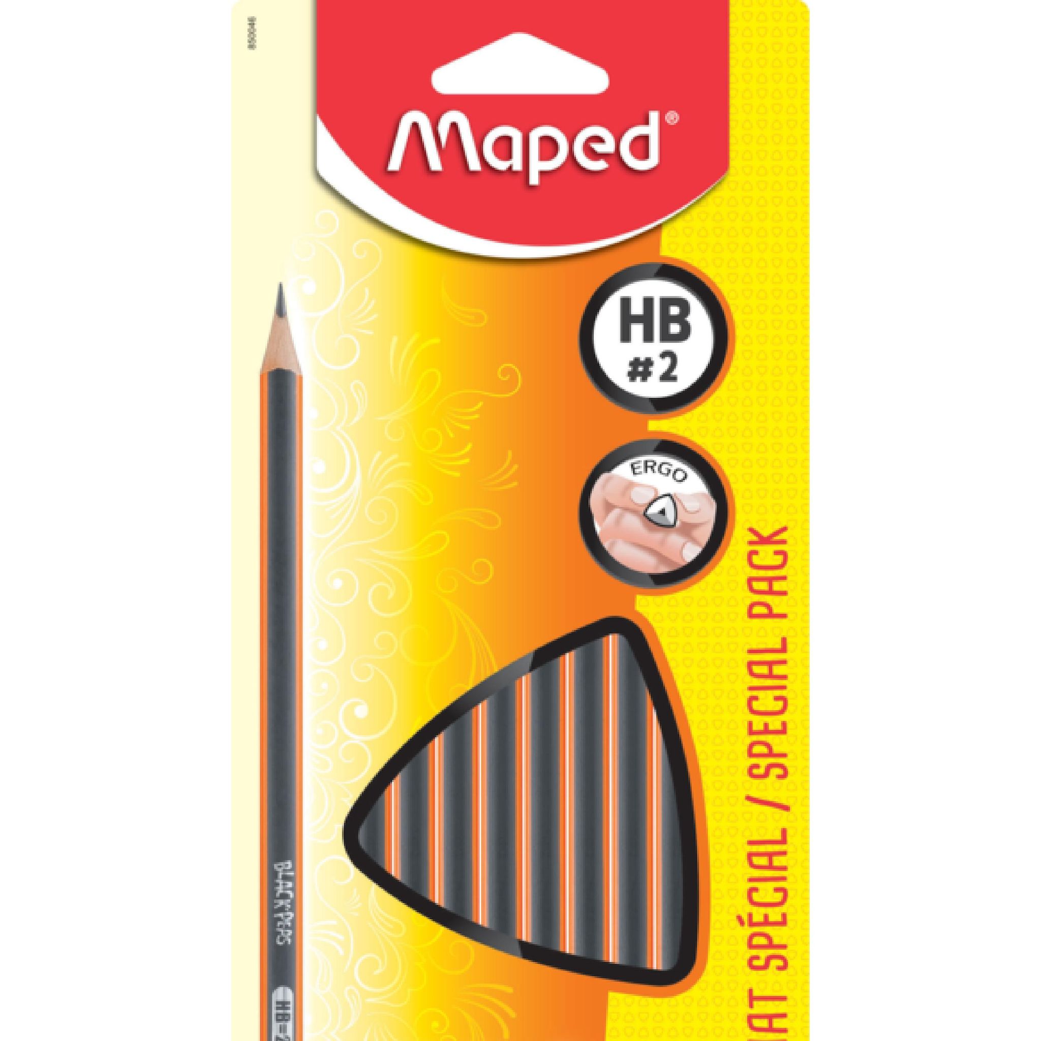 MAPED Crayons graphite HB x10 Black Pep s