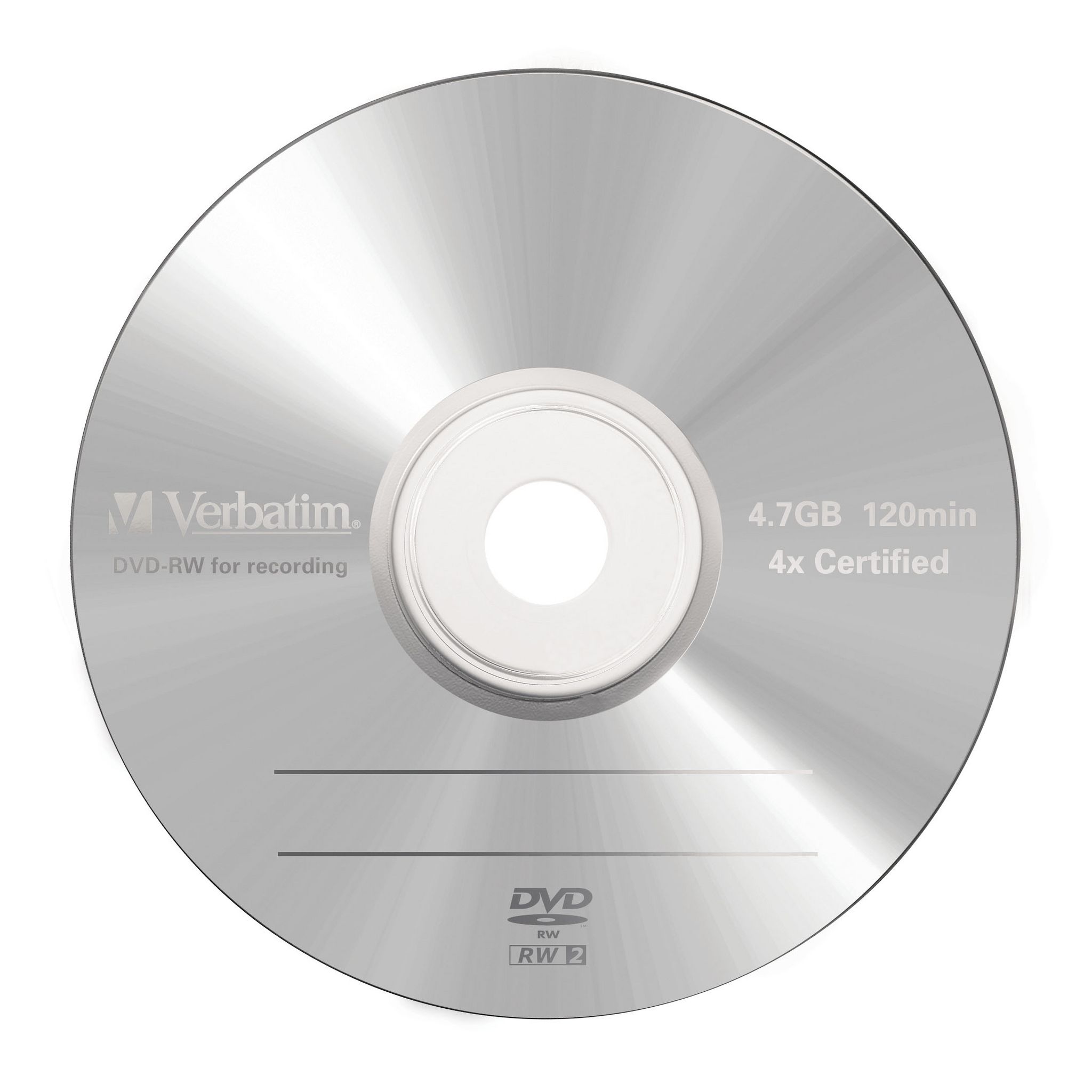 Voir la diapositive 3 : VERBATIM CD DVD vierge DataLifePlus - 120mn - 4.7 Go - 4x - 5 pièces en boîte cristal