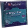 VERBATIM CD DVD vierge DataLifePlus - 120mn - 4.7 Go - 4x - 5 pièces en boîte cristal