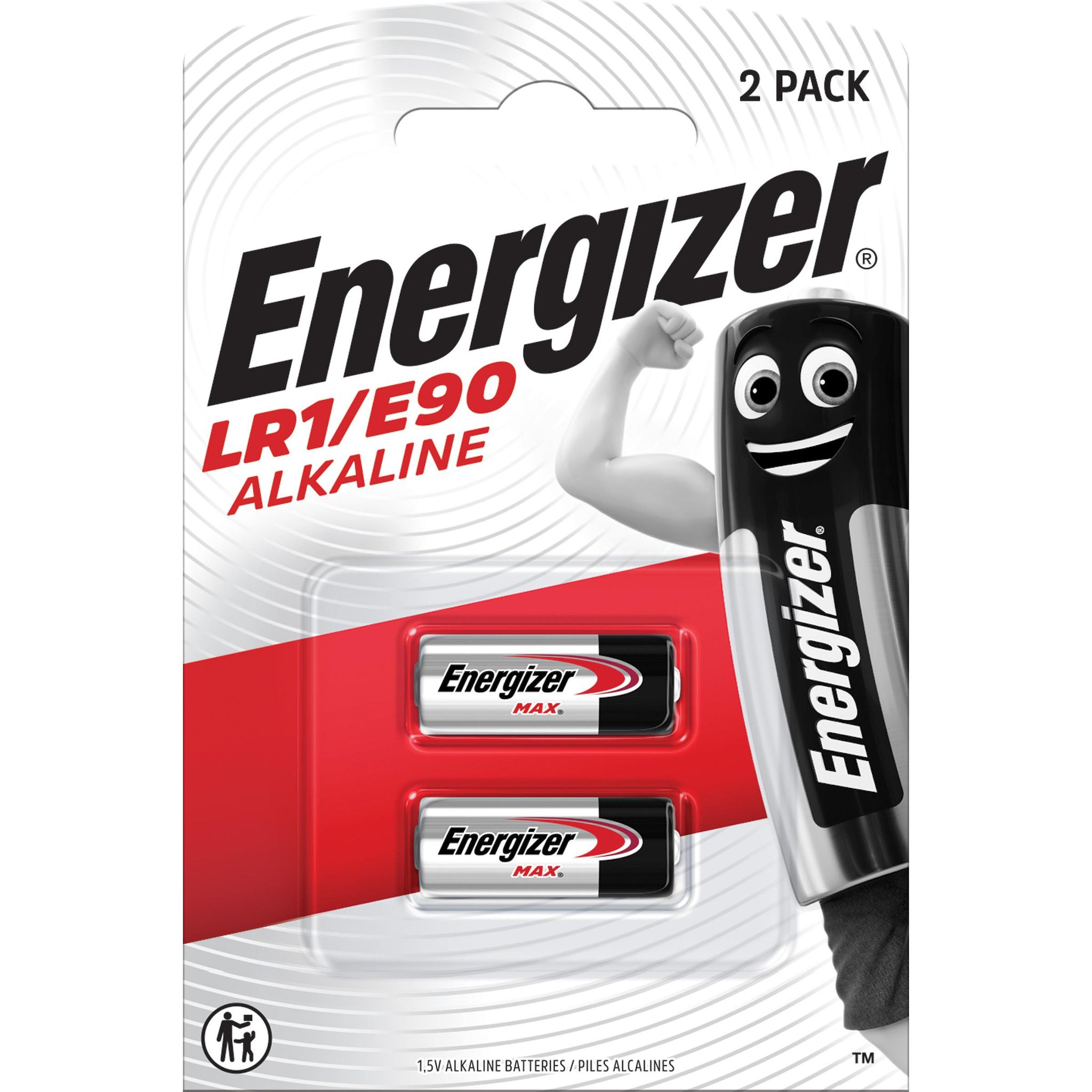 ENERGIZER 2 piles électroniques LR1/E90