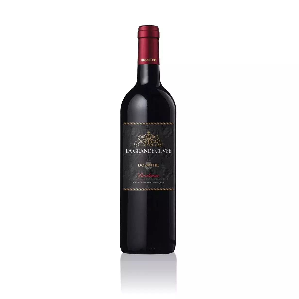 DOURTHE Vin rouge AOP Bordeaux La grande cuvée 75cl
