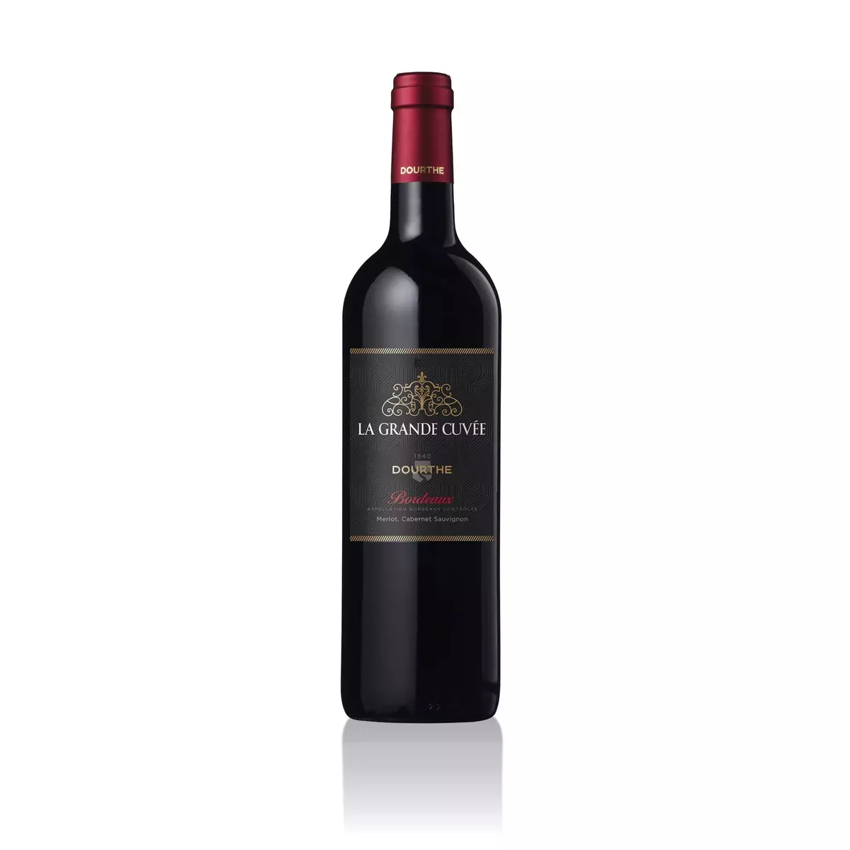 DOURTHE Vin rouge AOP Bordeaux La grande cuvée 75cl