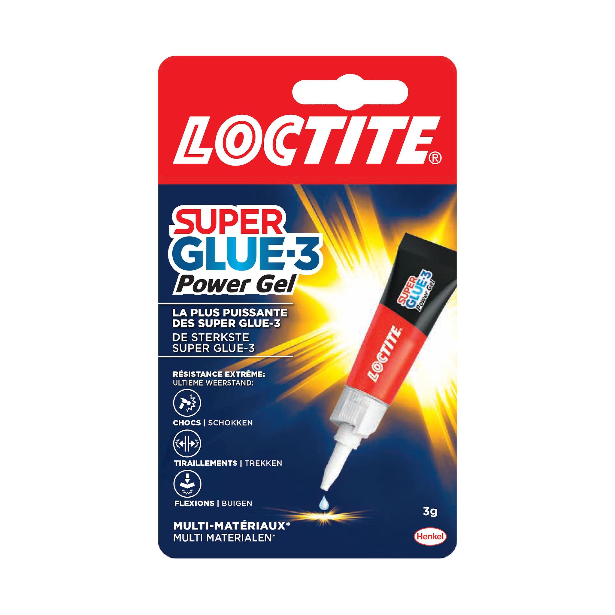 LOCTITE Colle Superglue-3 Power flex.3g