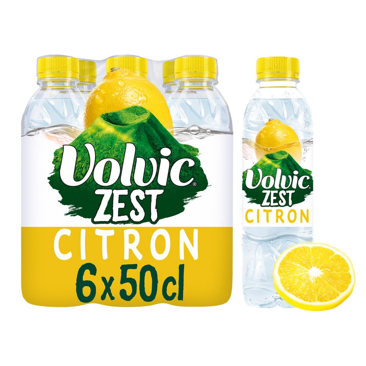 VOLVIC Eau aromatisée Zest citron 6x50cl