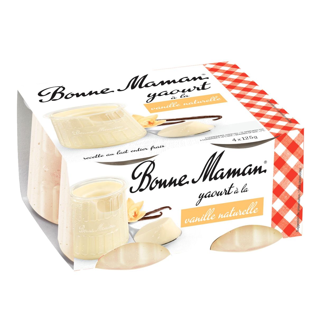 BONNE MAMAN Yaourt à la vanille 4x125g