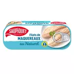 SAUPIQUET Filets de maquereaux au naturel produit en Bretagne 169g