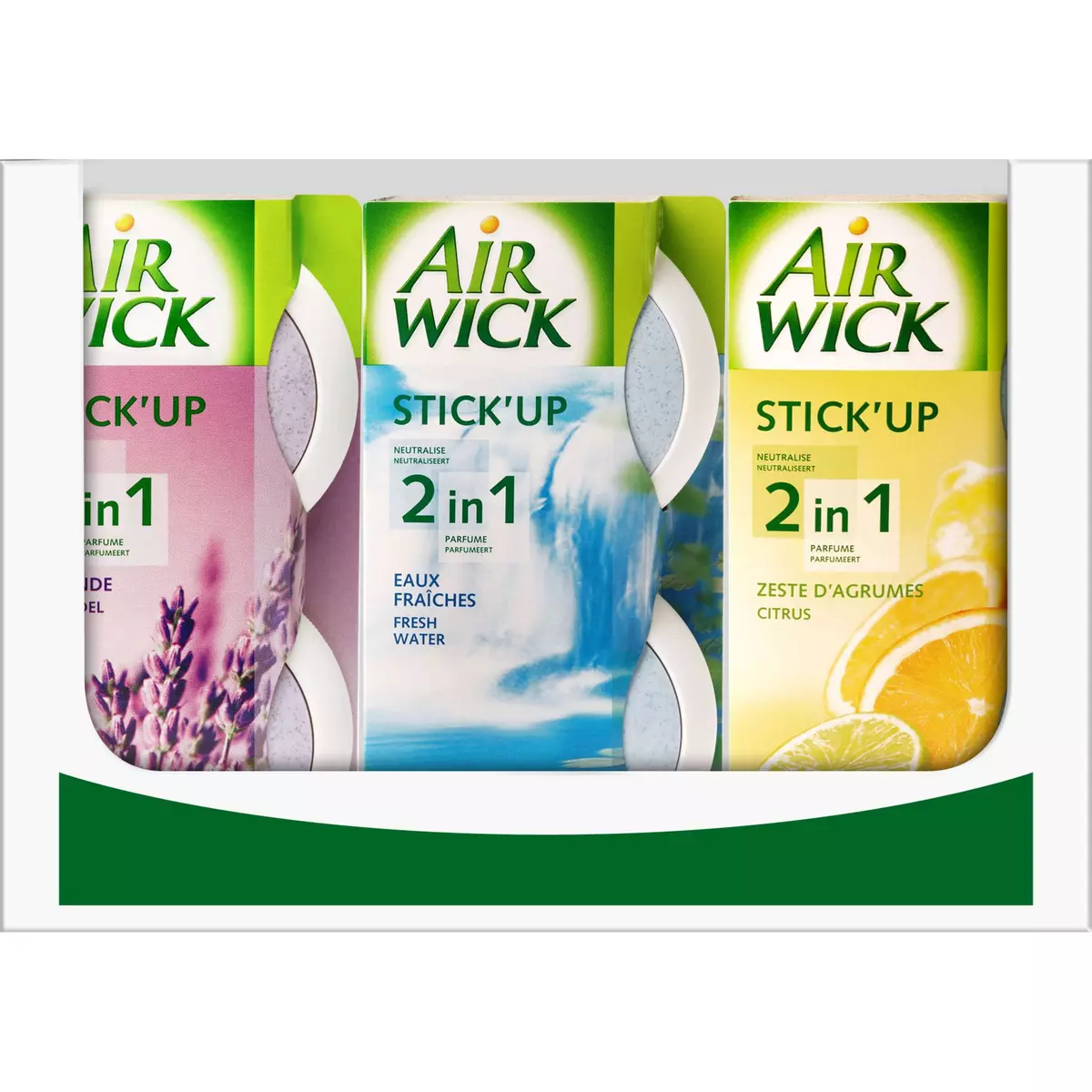 AIR WICK Stick-up parfums assortis Parfum aléatoire x2
