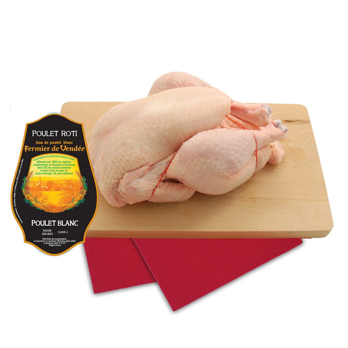 Poulet blanc fermier de Vendée 1.4kg