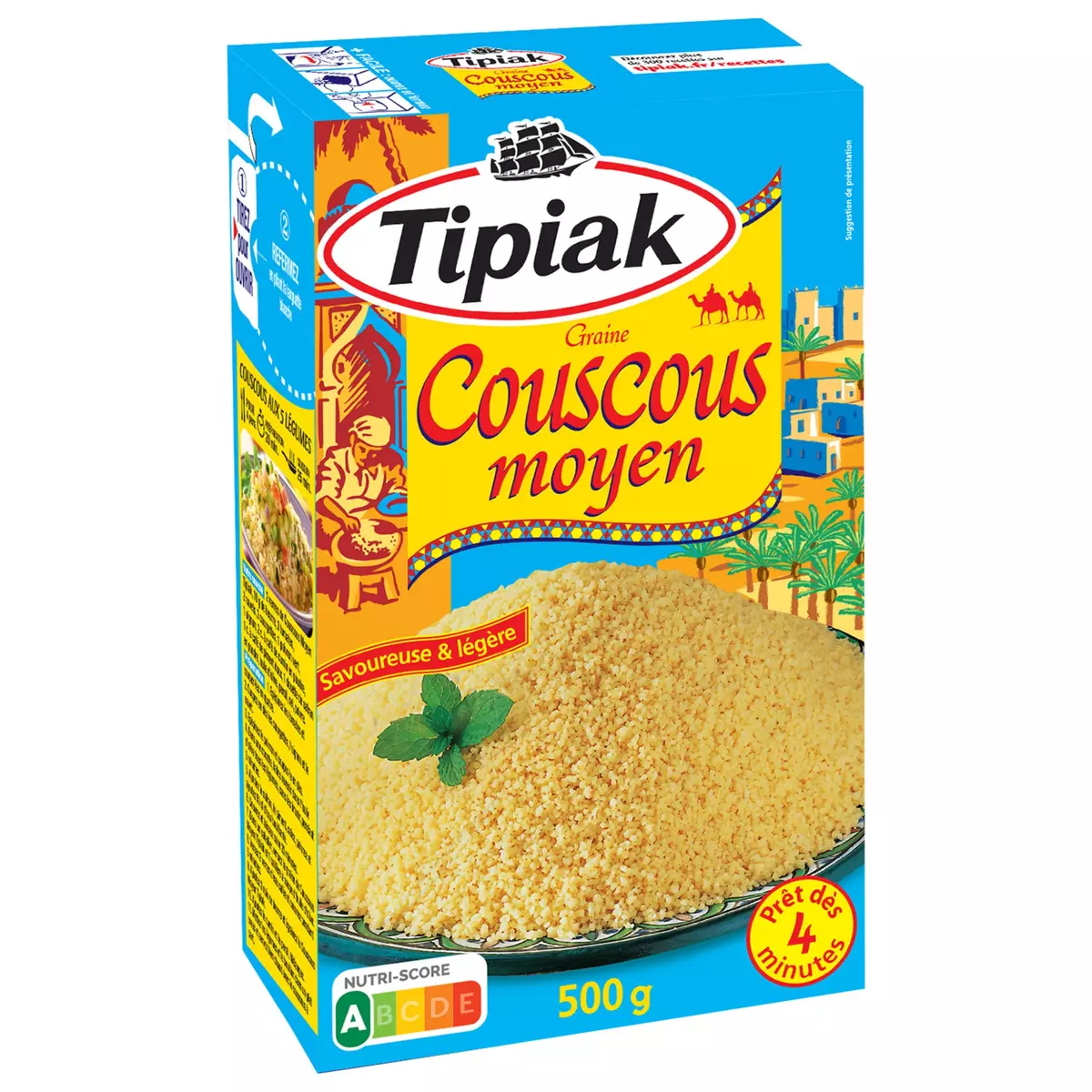 TIPIAK Couscous moyen 500g