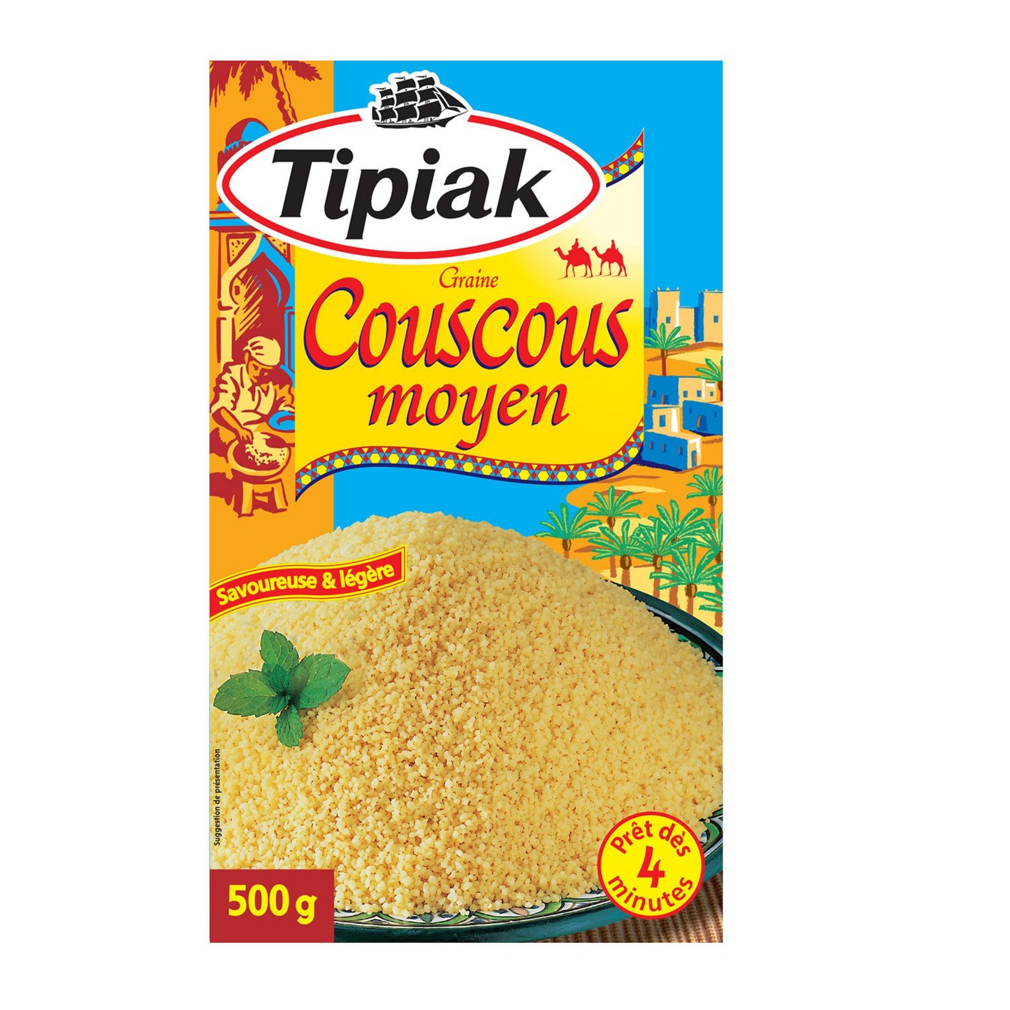 Voir la diapositive 5 : TIPIAK Couscous moyen 500g