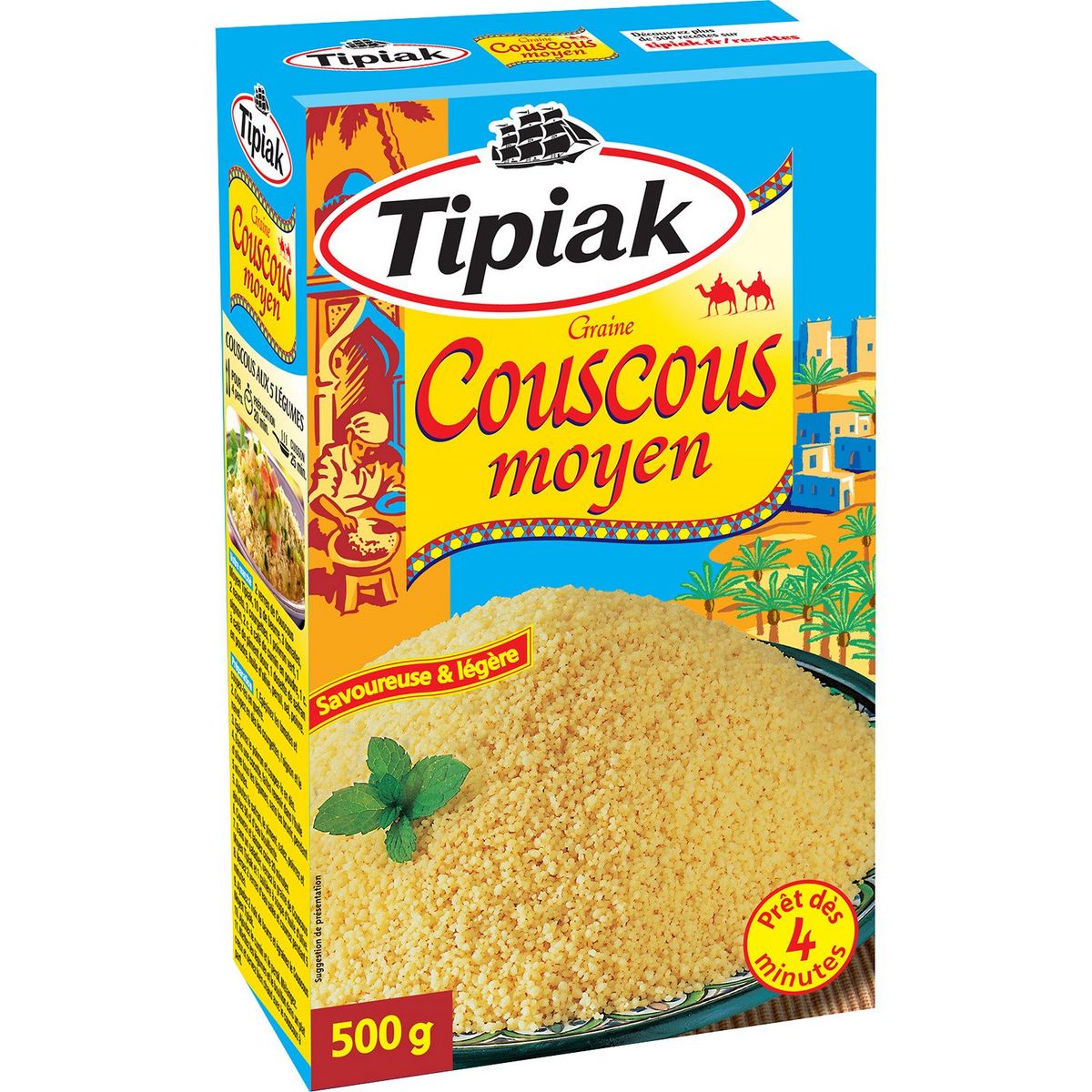 TIPIAK Couscous moyen 500g