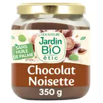 JARDIN BIO ETIC Pâte à tartiner chocolat noisette sans huile de palme 350g