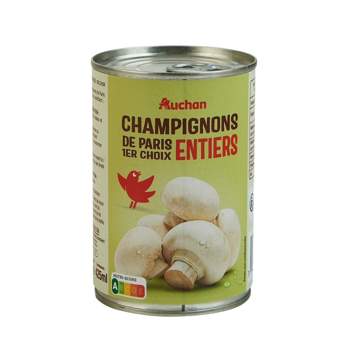 AUCHAN Champignons entiers 1er choix 230g