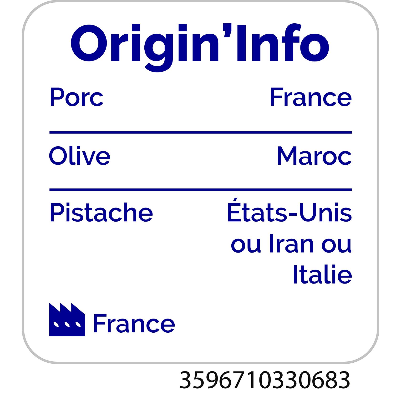 Voir la diapositive 2 : AUCHAN TERROIR Assortiment de charcuterie Alsaciennes VPF 225g