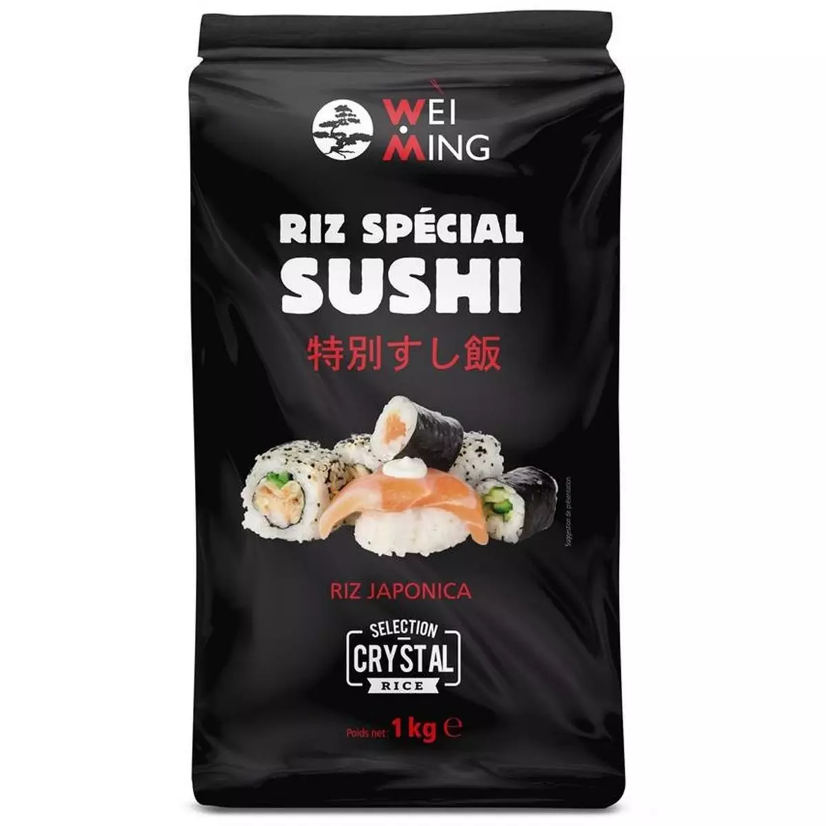 RIZ DU MONDE Riz japonica spécial sushi 1kg pas cher 