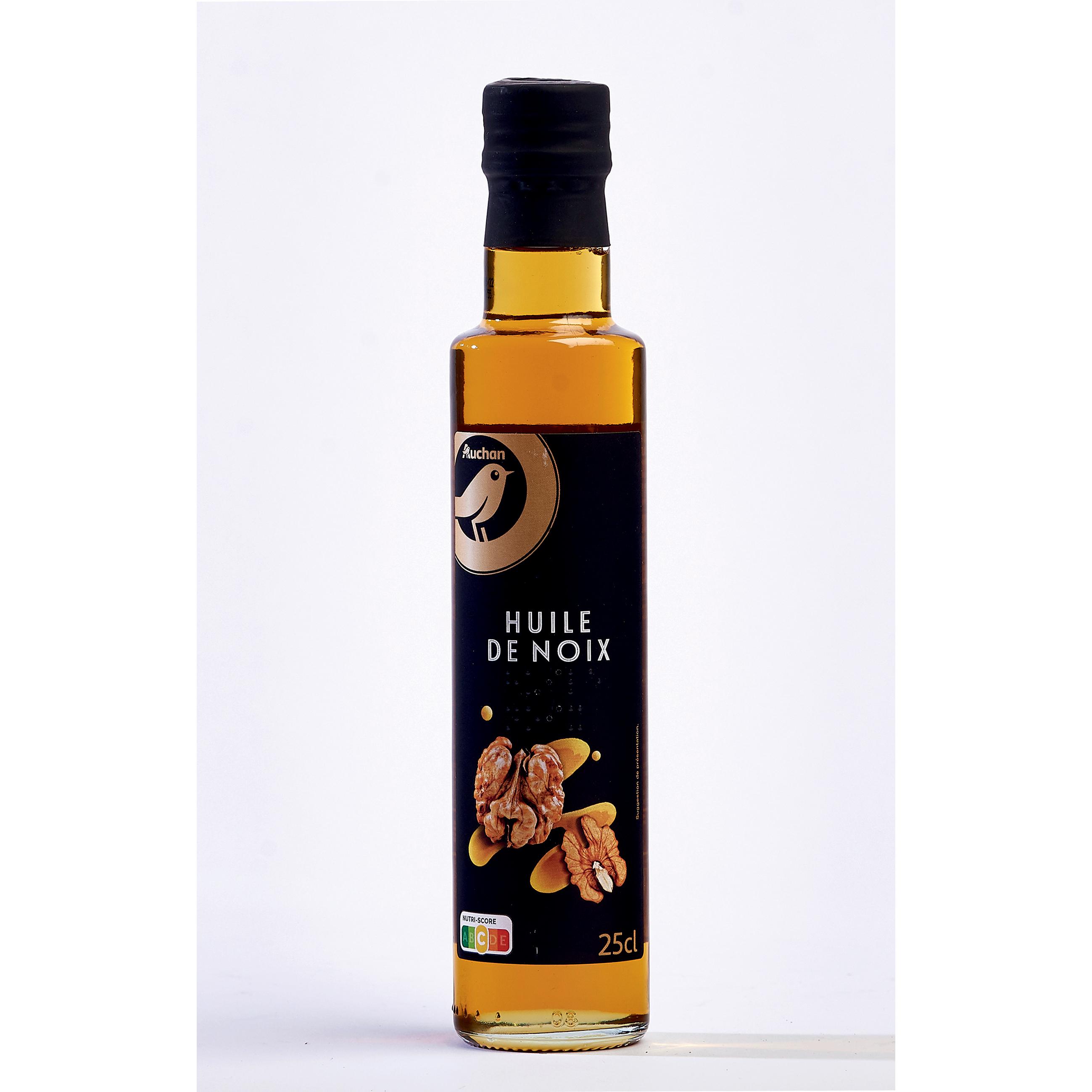 Voir la diapositive 2 : AUCHAN GOURMET Huile de noix 25cl