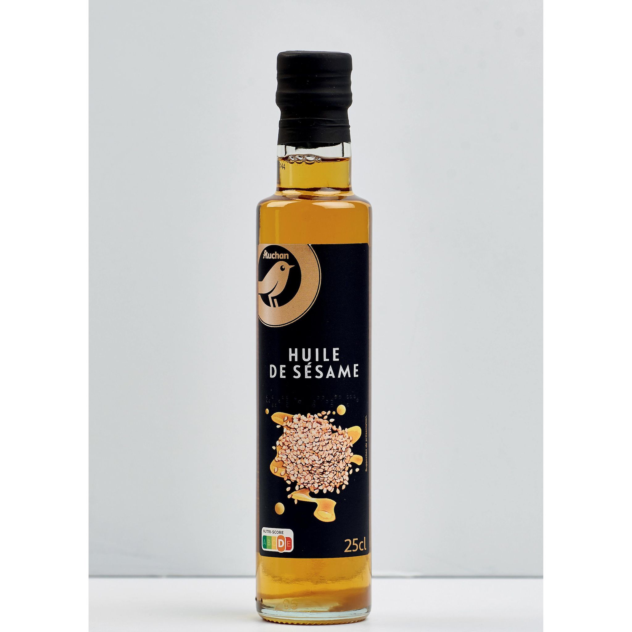 Voir la diapositive 2 : AUCHAN GOURMET Huile de sésame 25cl