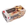 Voir la diapositive 2 : AUCHAN Profiteroles fourrées nappées de sauce au chocolat 4x90g