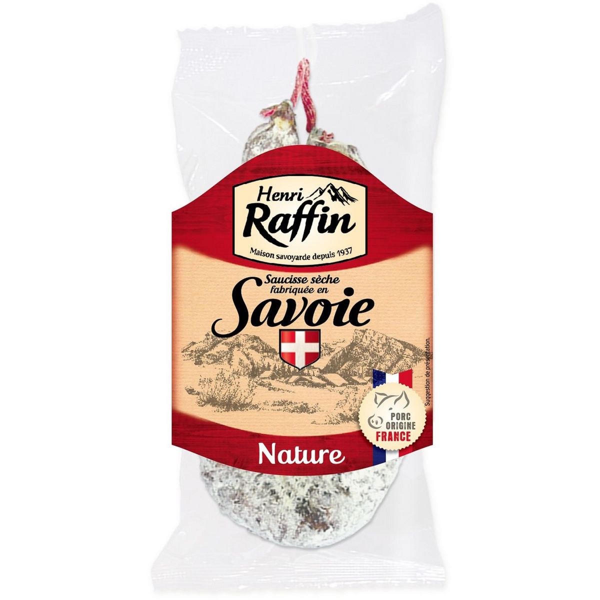 HENRI RAFFIN Saucisse Sèche Pur Porc de Savoie 200g 200g