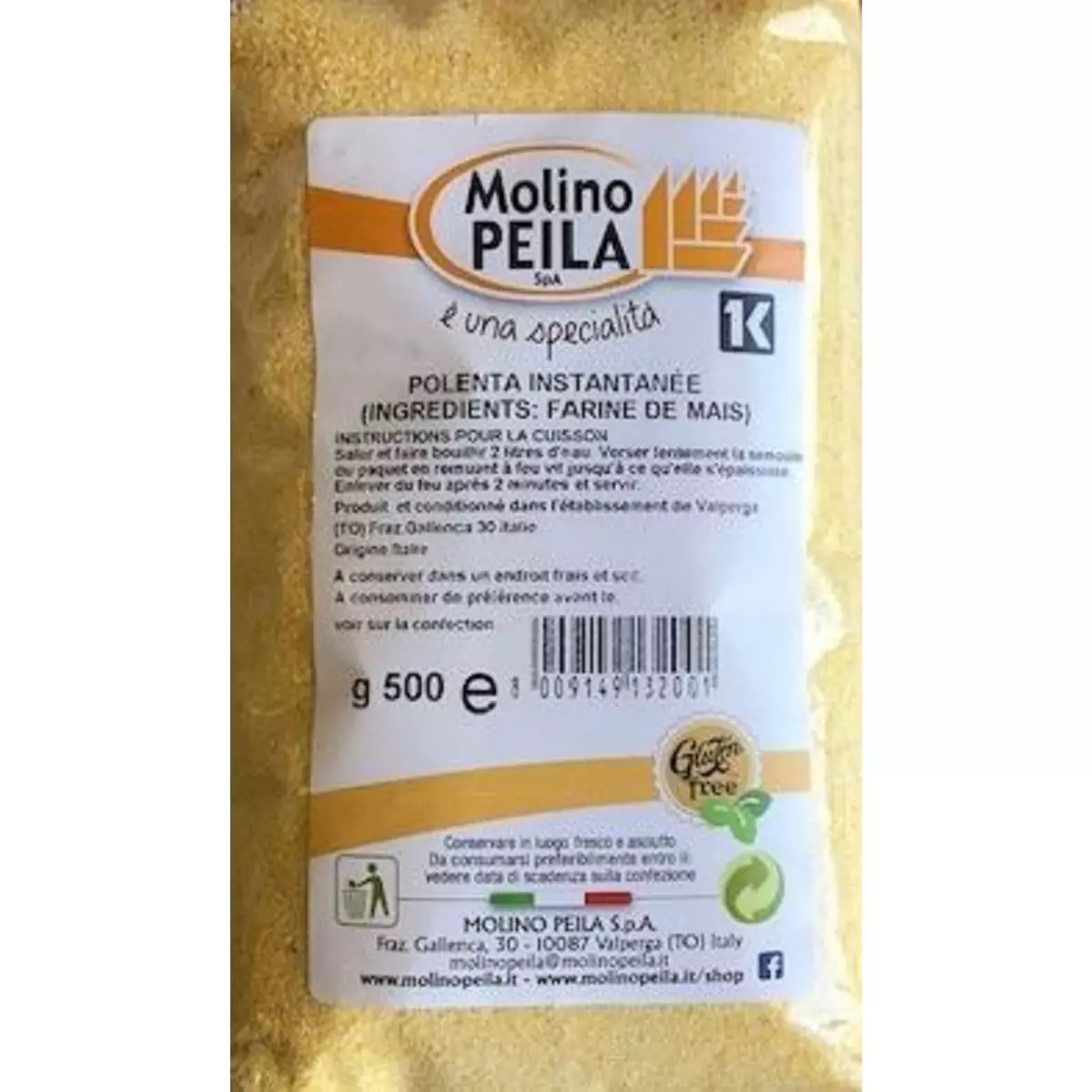 MOLINO PEILA Polenta instantanée 500g