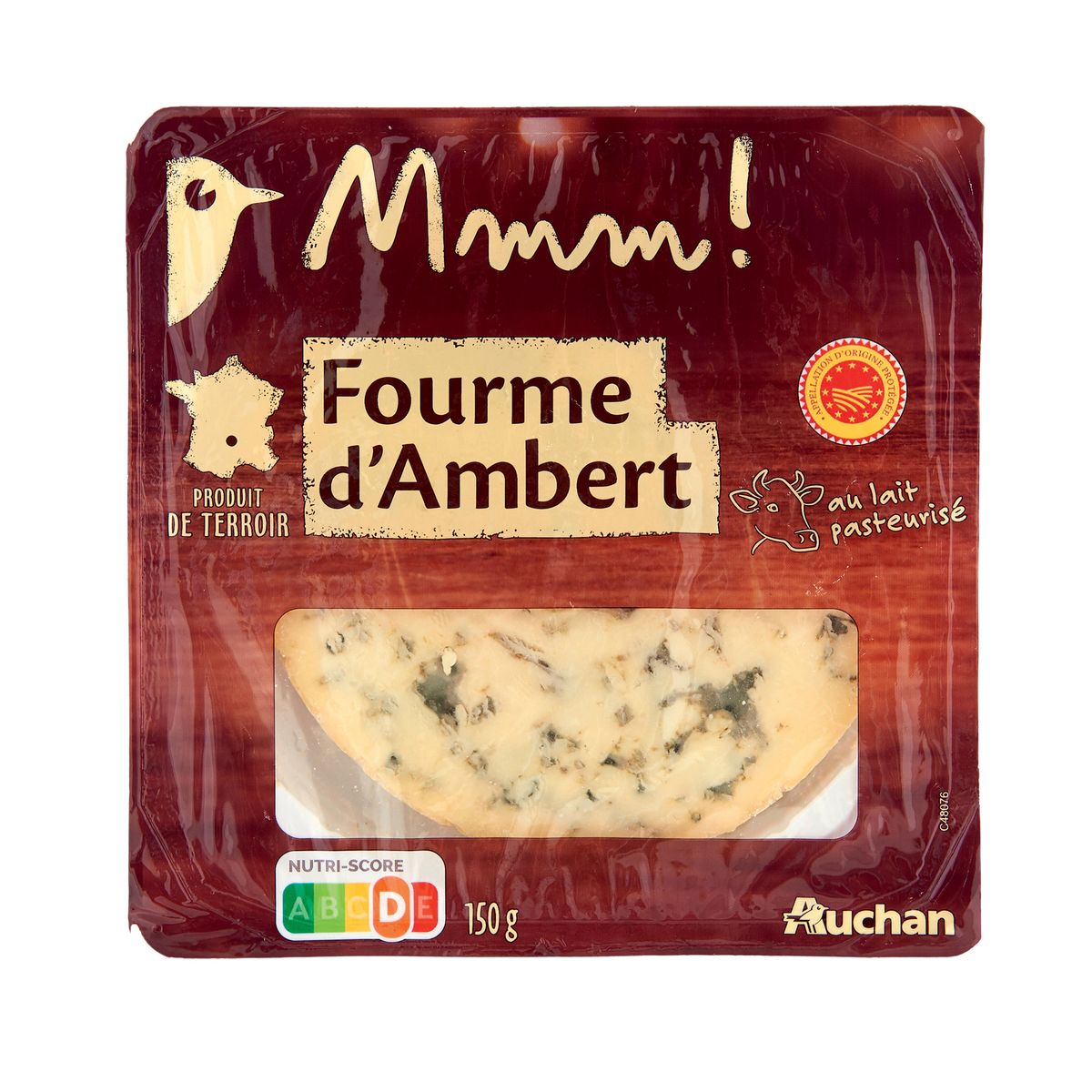 AUCHAN TERROIR Fourme d'Ambert AOP 150g