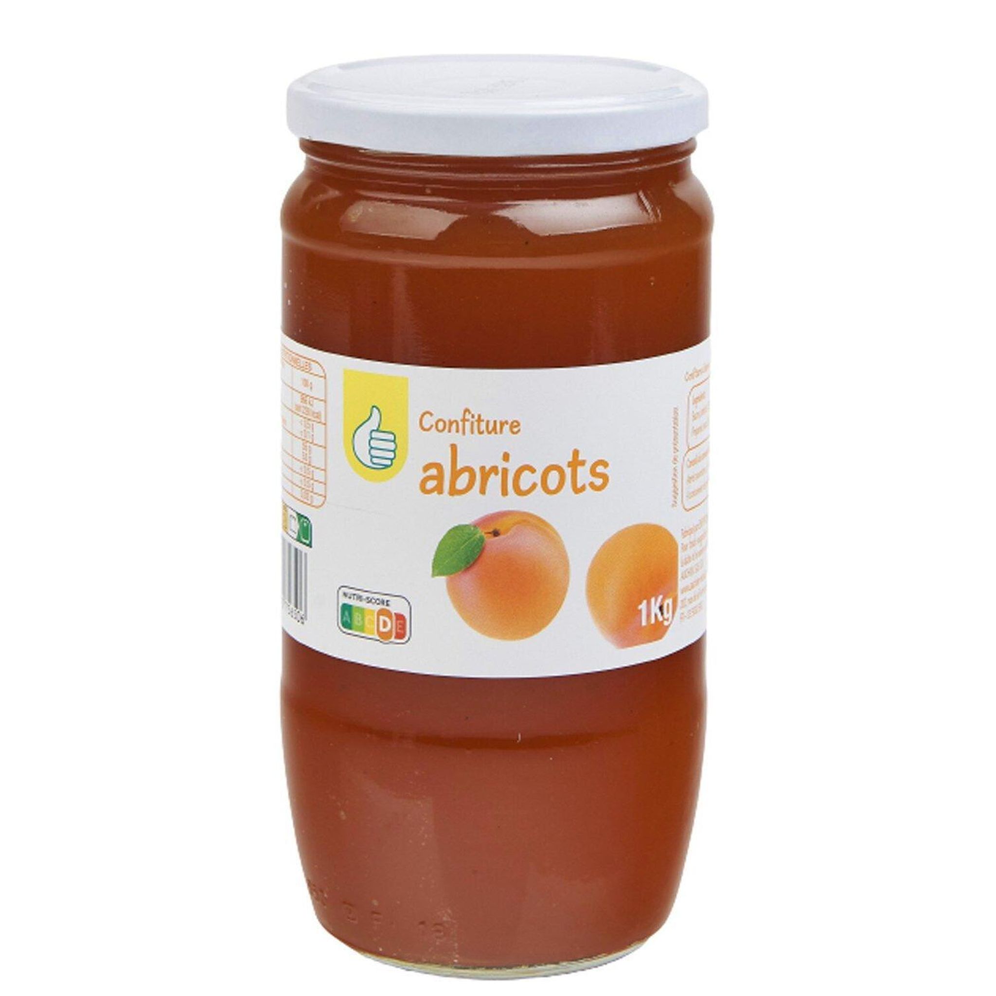 Voir la diapositive 2 : POUCE Confiture d'abricots 1kg